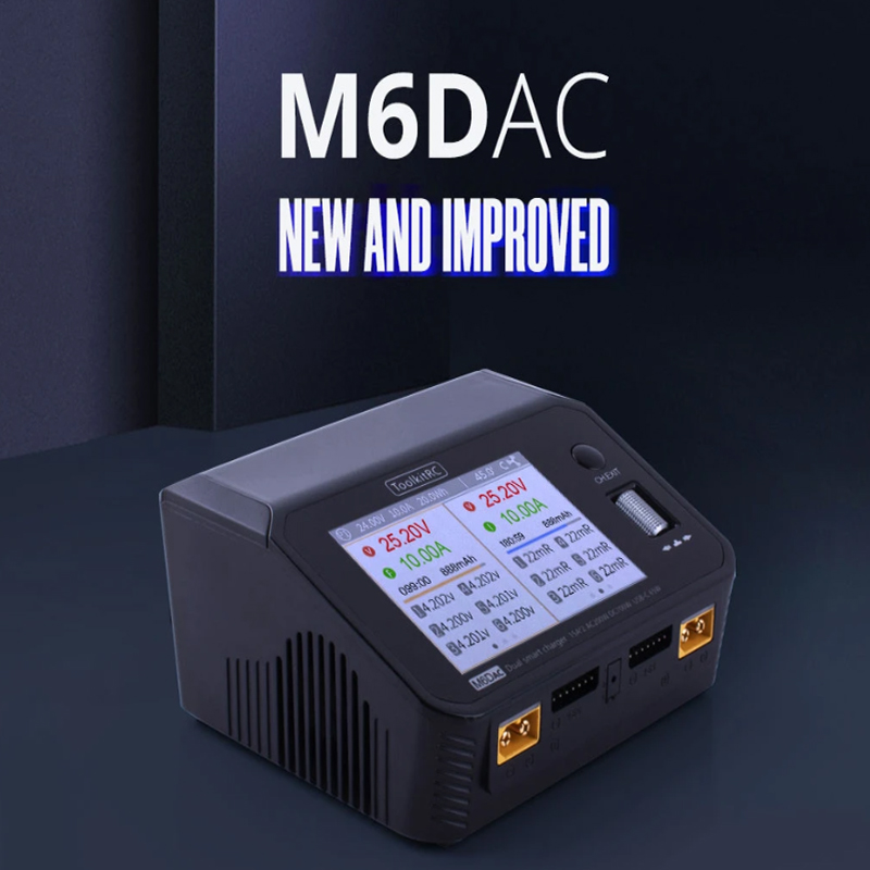 ToolkitRC M6DAC Dual Channel S - Toolkitrc M6Dac Smart Charger recensie en prijs